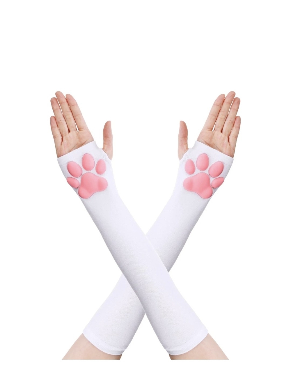 Women's Cute Therian Cat Paws Gloves 3D